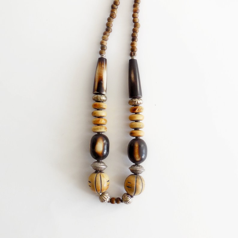 Collier Vintage Années 80 - Perles Multicolores, Style Rétro Et Fun, Idéal Pour Accessoire De Soirée