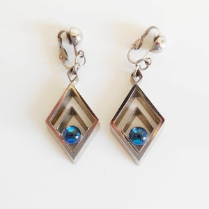 Boucles d&#39;oreilles clips - Années 70