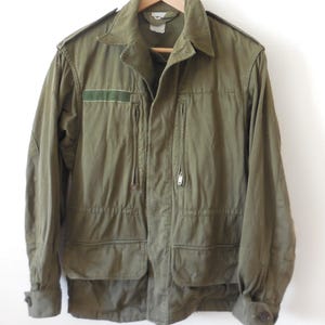 Veste militaire vintage - Armée française 1966 - Taille estimée S