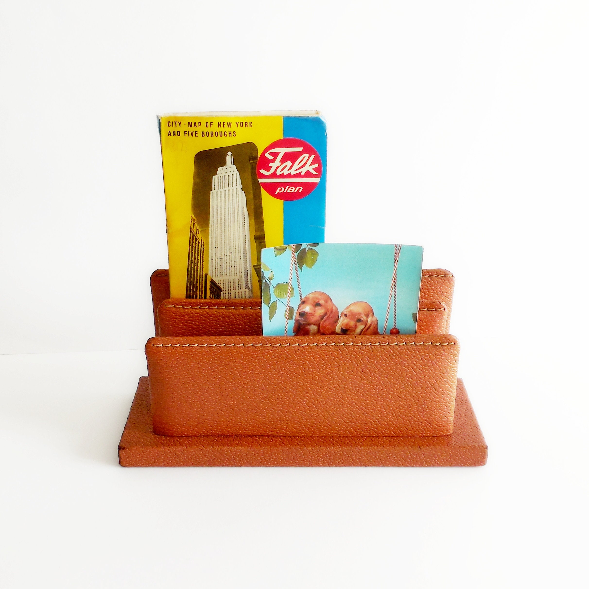 Porte-Courrier Vintage en Vinyle - Années 60