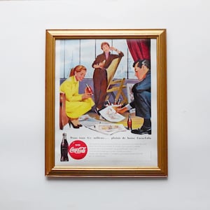 Werbung COCA COLA 1954