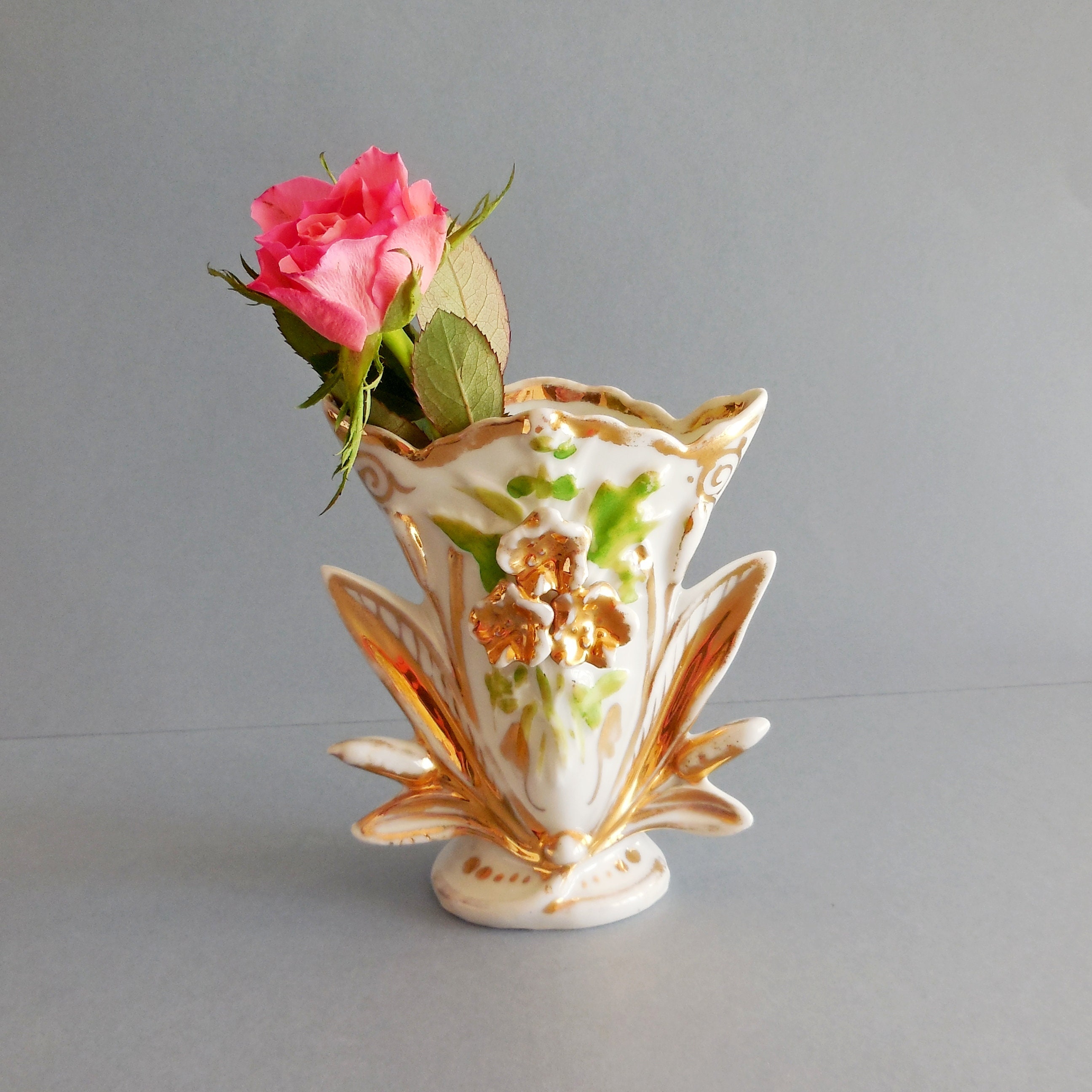 Vase de Mariée Ancien - Céramique Début 20Ème.