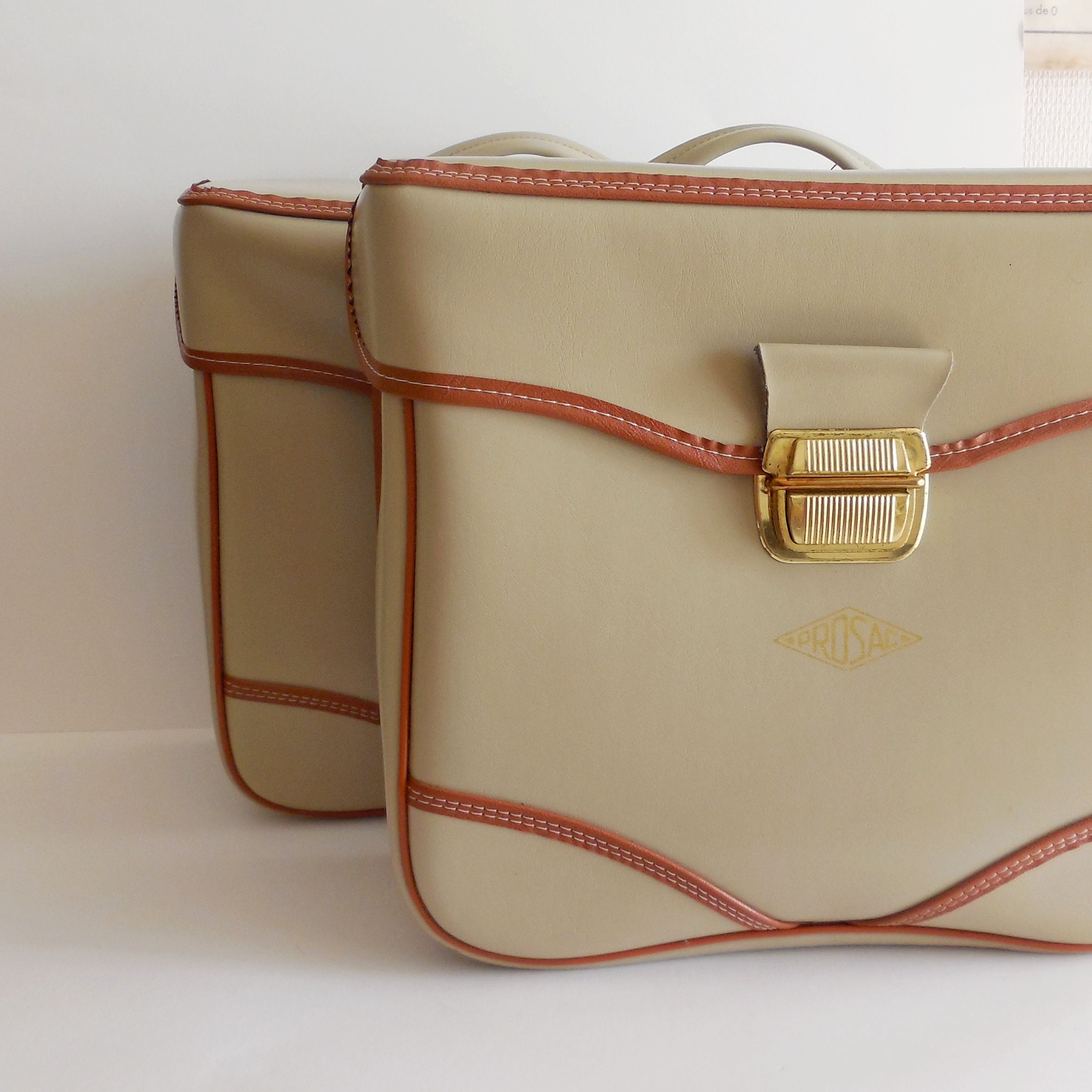 Sacoches vélo vintage Sacoches latérales Années 70 France