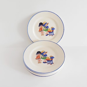 Assiettes à dessert - Badonviller France - Lot de 6