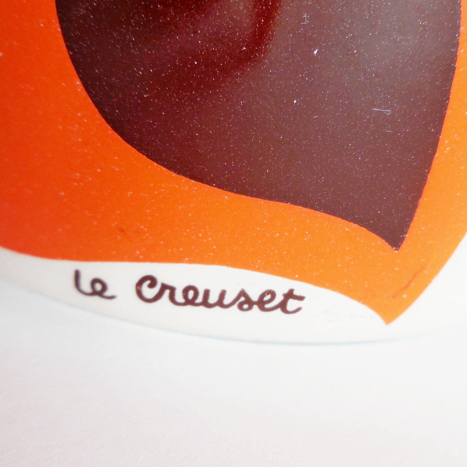 Cocotte Le Creuset Vintage Orange – Caquelon Fonte Émaillée – Années 70 – 15 Cm
