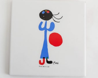 Juan Miro - Reproduction sur carreau céramique - 2001