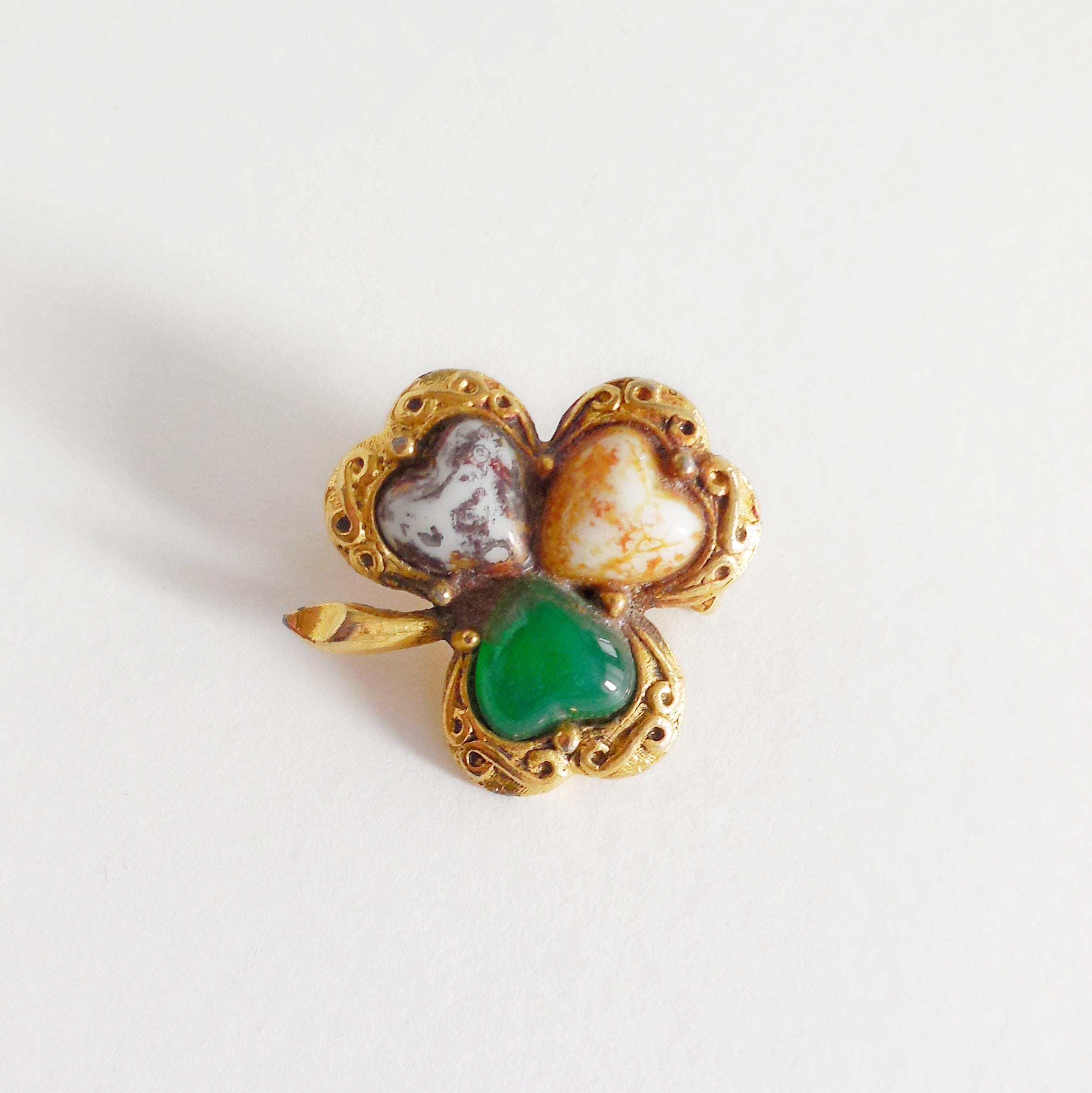 Broche Vintage Trèfle - Etsy
