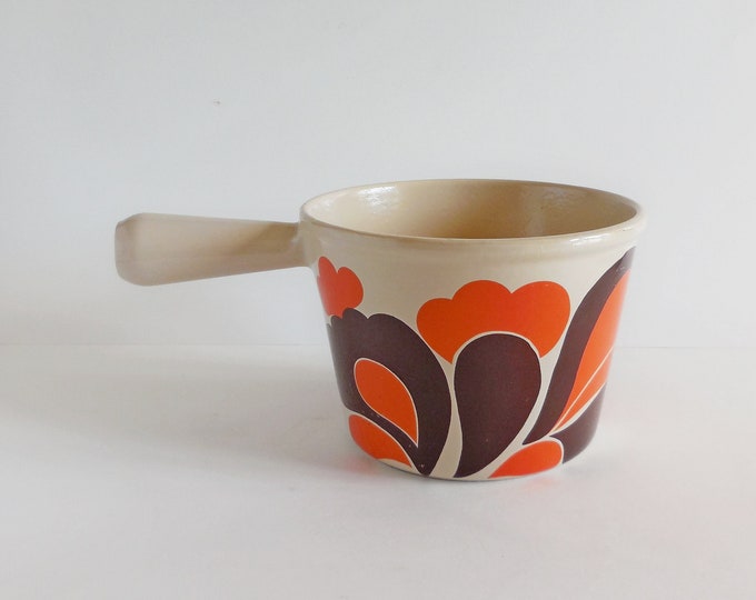 ancien caquelon Le Creuset orange vintage • EUR 29,90