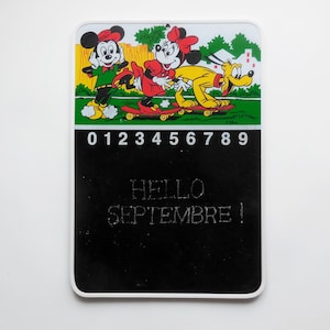 Tableau noir vintage DISNEY - Années 70