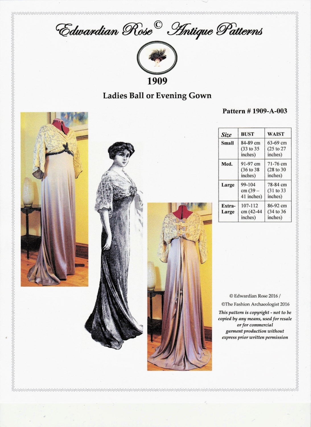 Edwardian Sewing Patterns Dresses, Skirts, Blouses, Costumes