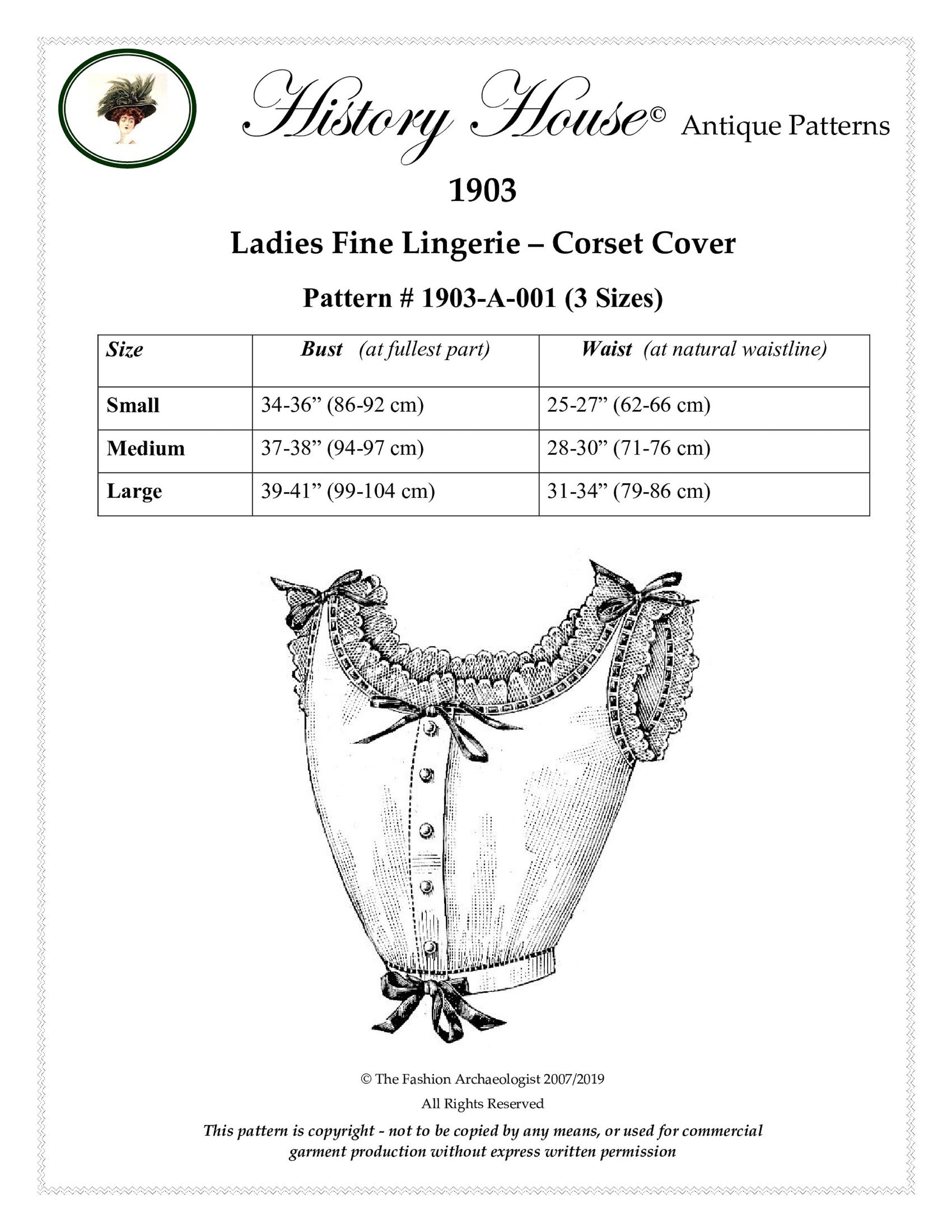 Edwardian Corset Pattern 