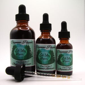 Cayenne Pepper Tincture • Organic Herbal Liquid Extract • Small Batch • Plant-Based