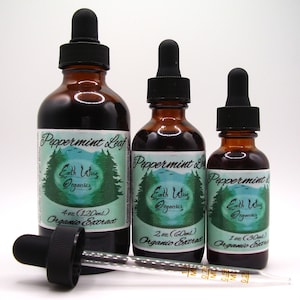 Peppermint Tincture • Organic Herbal Liquid Extract • Small Batch • Plant-Based