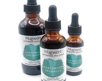 Mugwort Tincture • Handmade Herbal Extract • Crafted by Hand in NC