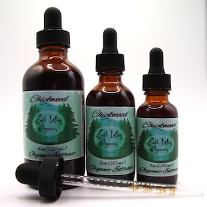 Chickweed Tincture • From Certified Organic Herbs • Small Batch • Plant-Based
