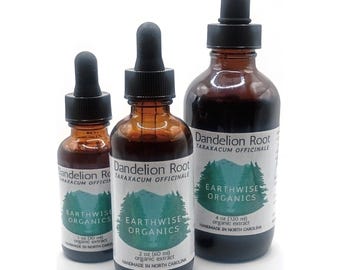 Dandelion Root Tincture • Small Batch Herbal Extract • Handmade in NC