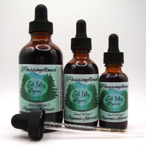 Passionflower Tincture • Organic Herbal Liquid Extract • Small Batch • Plant-Based