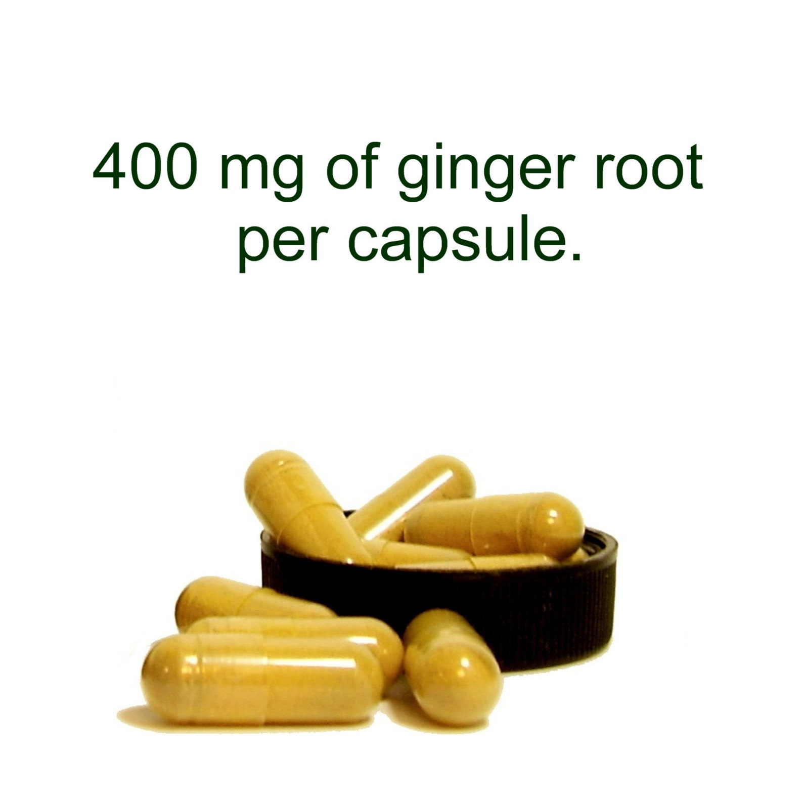Ginger Capsules 400 mg From Certified Organic Ginger Root Etsy