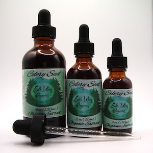 Celery Seed Tincture • Organic Herbal Liquid Extract • Small Batch • Plant-Based