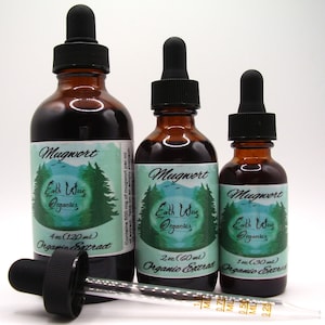 Mugwort Tincture • Organic Herbal Liquid Extract • Small Batch • Plant-Based