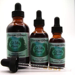 Yarrow Tincture • Organic Herbal Liquid Extract • Small Batch • Plant-Based
