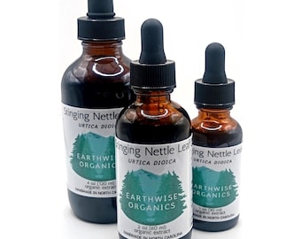 Handmade Stinging Nettle Tincture • Organic Botanical Extract • Crafted in NC