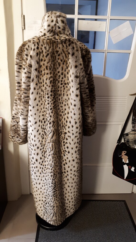 FAUX LEOPARD Print Coat Quality Fabric 