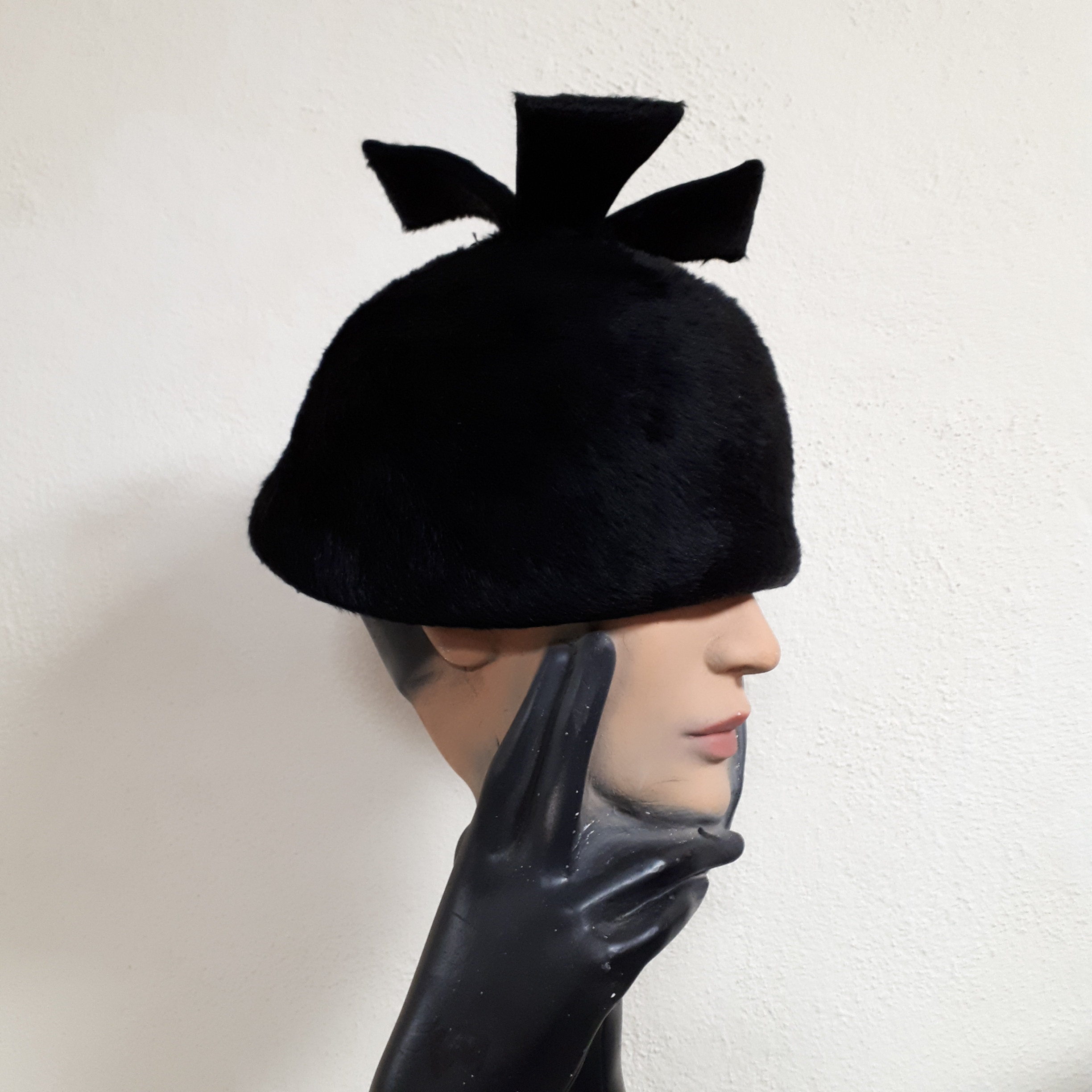 JACQUES HEIM cappello haute couture feltro di pelliccia | Etsy Italia