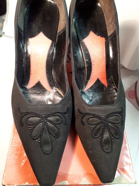 Elsa Schiaparelli stiletto shoes, authentic fifti… - image 4