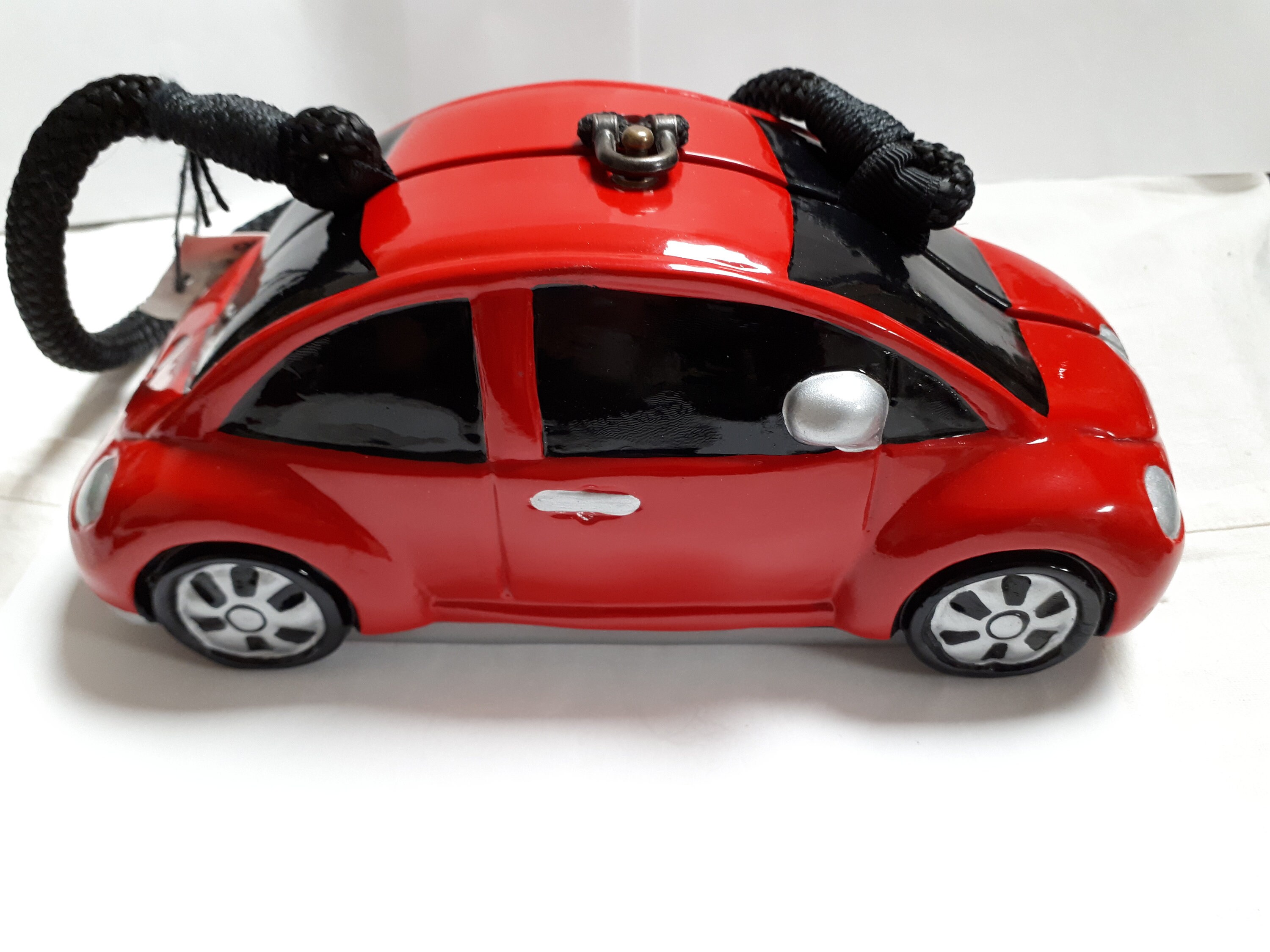 Timmy Woods BEETLE Vintage Bag, RARE, Beetle Auto, Red Black
