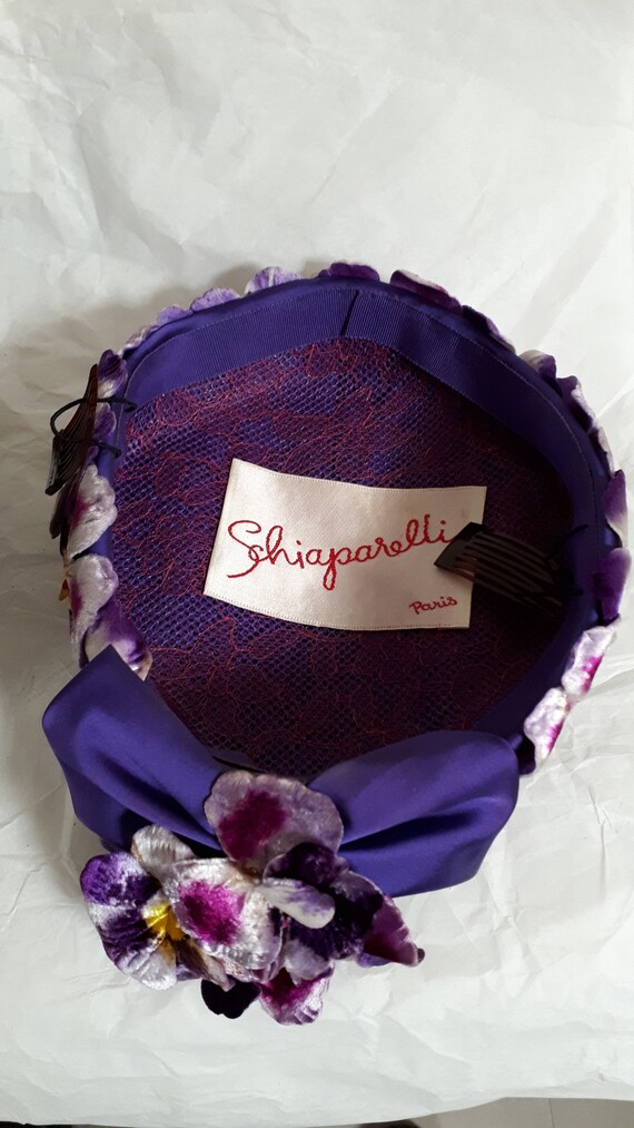 ELSA SCHIAPARELLI vintage hat, haute couture, Par… - image 7