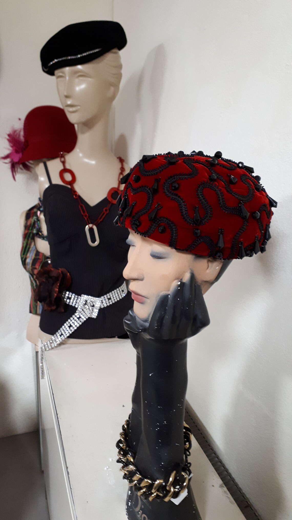 ELSA SCHIAPARELLI haute couture vintage hoed jaren vijftig Etsy