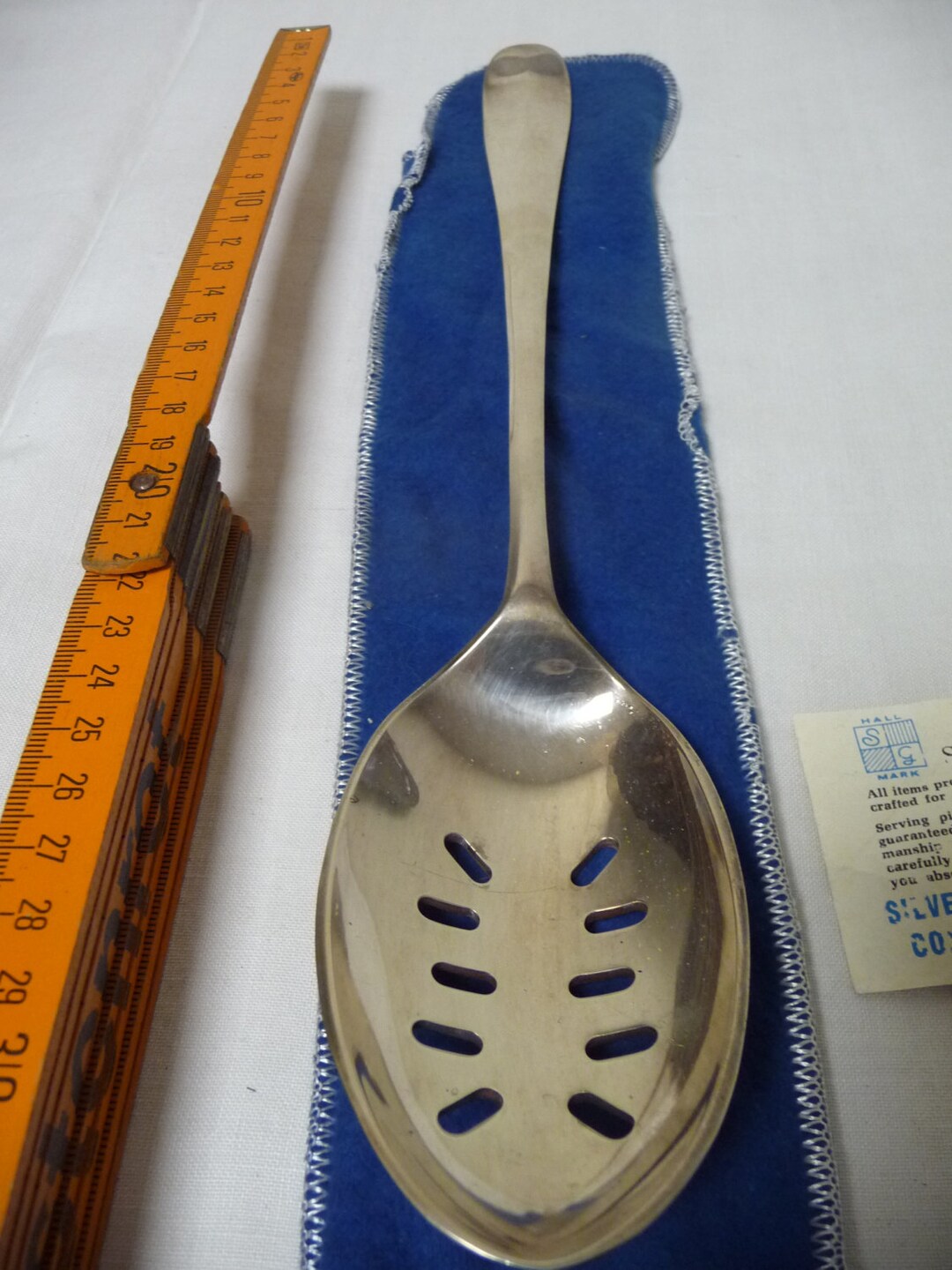 Spoon - SHEFFIELD HUGE Serving Spoon, Silverplated, 33 Cm Long ...
