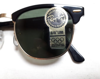 RAY BAN original B&L Clubmaster sunglasses NEW never worn pristine in box