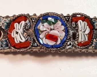 MOSAIC BRACELET, ITALY - millefiori glass, vintage, lovely condition.