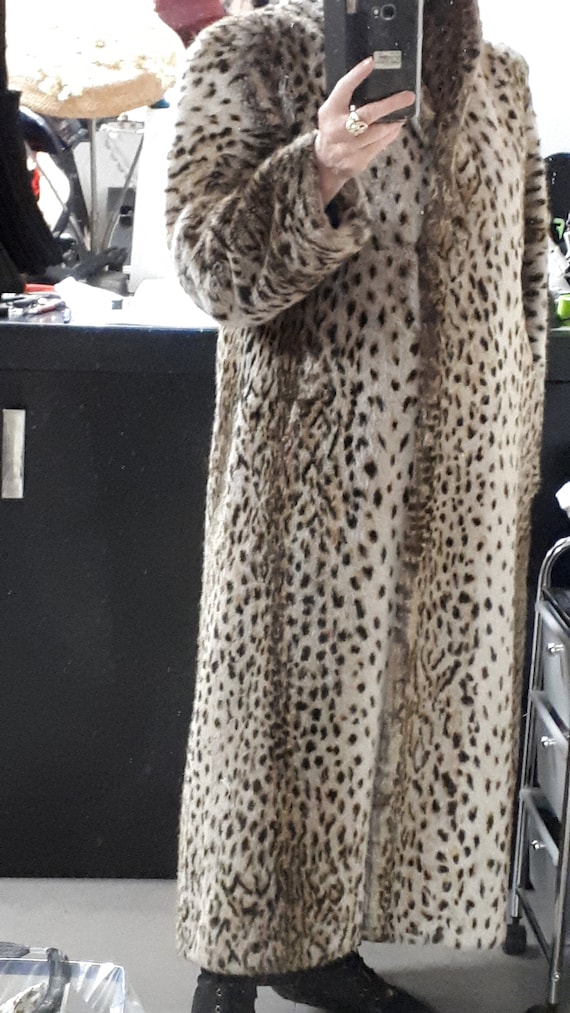manteau long leopard