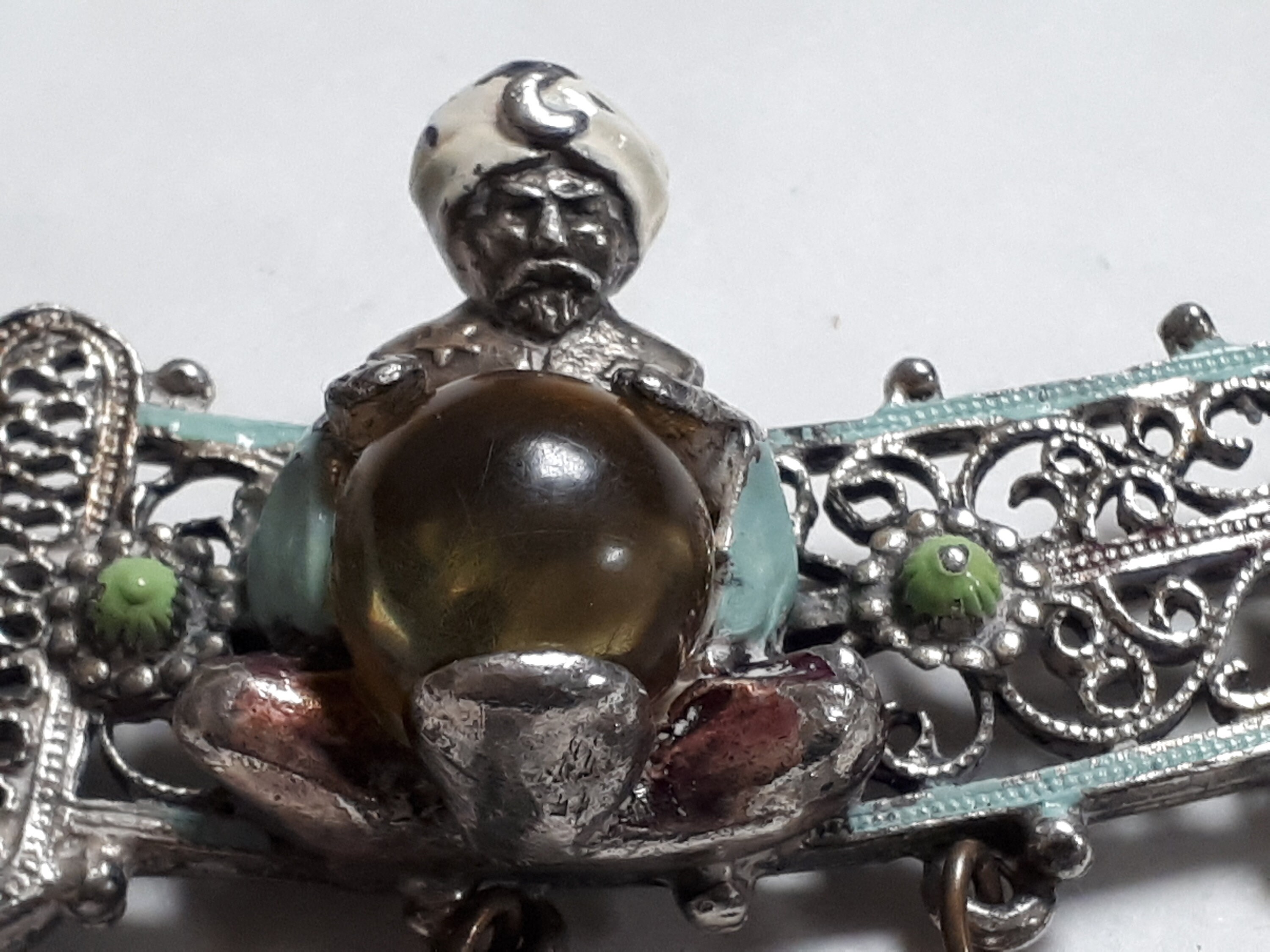 Thief of Bagdad Rice-weiner Korda Scimitar Brooch and Earrings