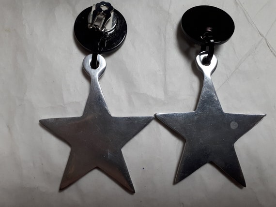 MARION GODART STAR brooch and earrings, large, vi… - image 9