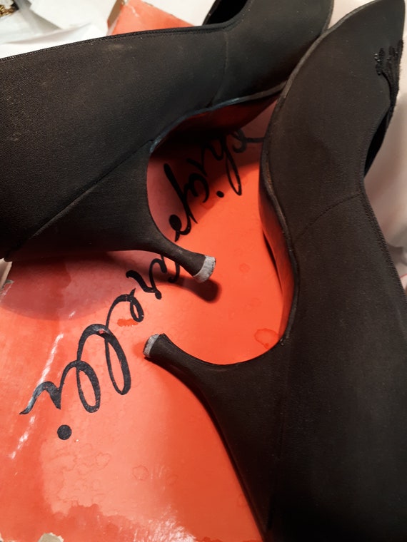Elsa Schiaparelli stiletto shoes, authentic fifti… - image 6