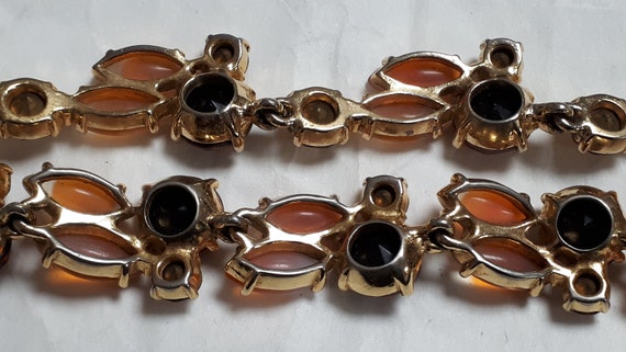 ELSA SCHIAPARELLI necklace & bracelet, peach givr… - image 7