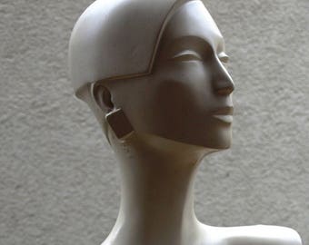 MANNEQUIN, TILDA, antique, plaster bust, torso, female, art deco