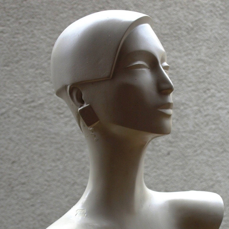 MANNEQUIN, TILDA, Antique, Plaster Bust, Torso, Female, Art Deco Etsy