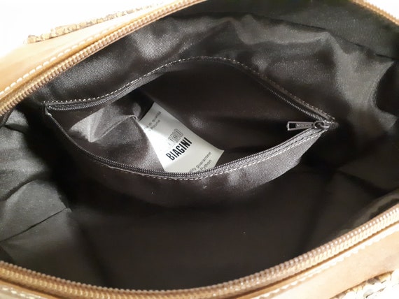 Vintage snakeskin & leather handbag, Silvano Biag… - image 9