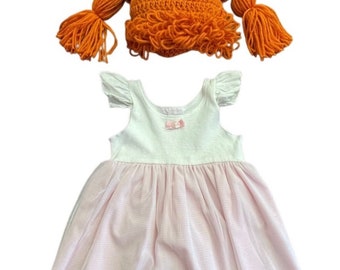 9 mo Cabbage Patch Costume & Wig