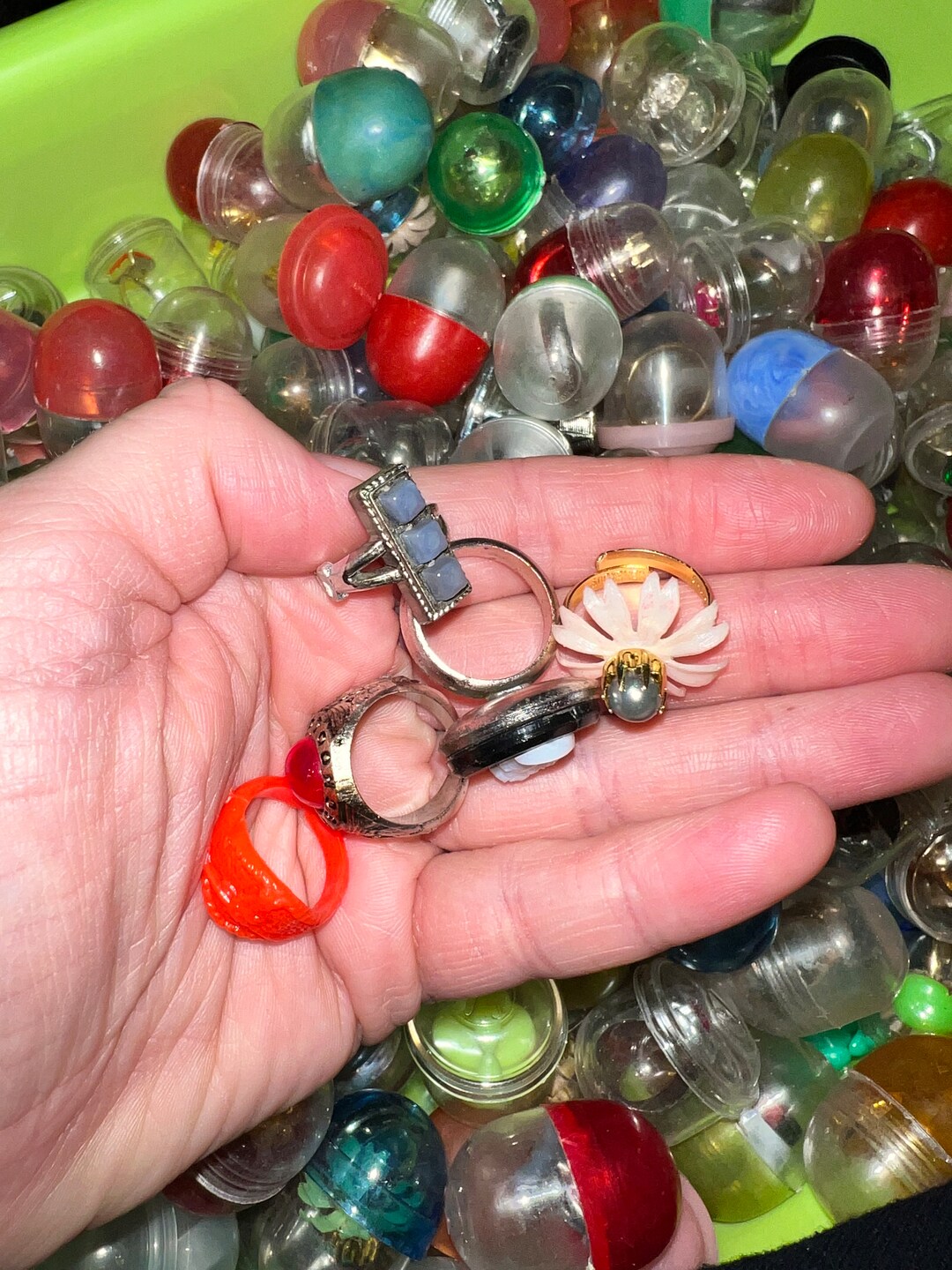 Vending Machine For Rings Lots (x30) of Vintage Vending Rings in Capsules - Etsy