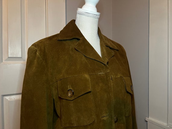 Vintage Suede Leather Jacket - image 3