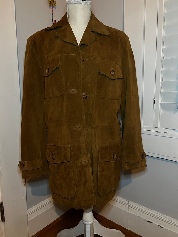 Vintage Suede Leather Jacket