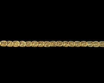 10 YARDS of Wonderful 3//8/" Dark Gold Gimp Trim Lampshades Borders Pillows