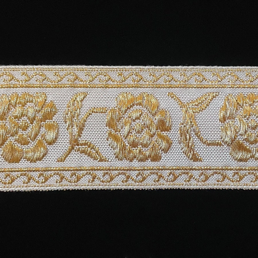 150.4 Organic cotton grosgrain ribbon 1-1/8 (30mm) undyed