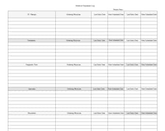 medication refill log prescription log medication log diabetic log book